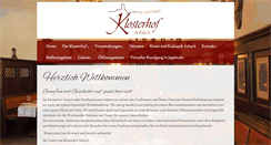 Desktop Screenshot of klosterhof-asbach.com
